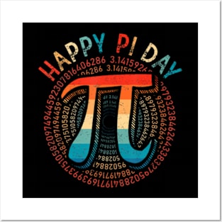 Happy Pi day 3.14 Pi Day Math Lover Teacher mathematics Posters and Art